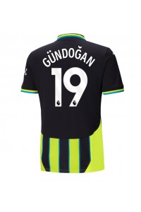 Manchester City Ilkay Gundogan #19 Voetbaltruitje Uit tenue 2024-25 Korte Mouw